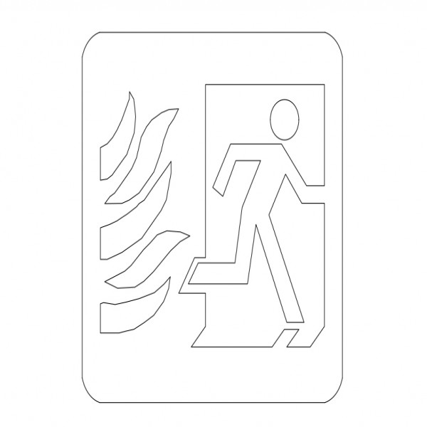 EMERGENCY EXIT FREE CADS