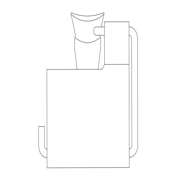 TOILET PAPER HOLDER ELEVATION FREE CADS