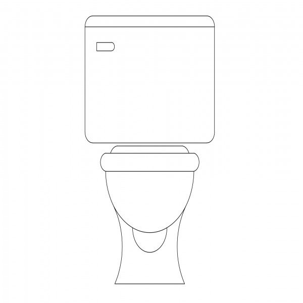 TOILET ELEVATION | FREE CADS
