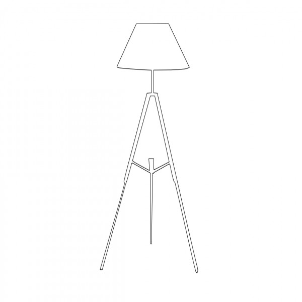 Floor Lamp CAD Block