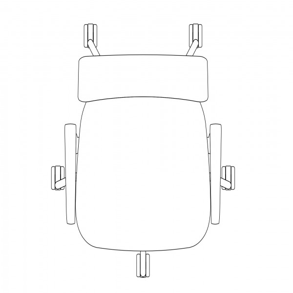 OFFICE CHAIR TOP VIEW FREE CADS