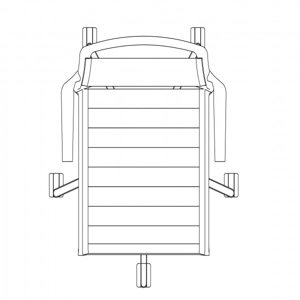 Office Chair Top View Drawing