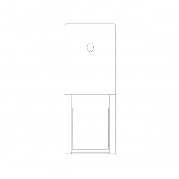 TOILET PAPER HOLDER ELEVATION FREE CADS