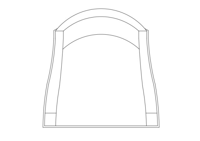 Free Armchair top view CAD Block – DWG, DXF, PDF Format