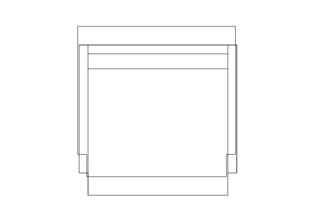 Free Chair top view CAD Block – DWG, DXF, PDF Format
