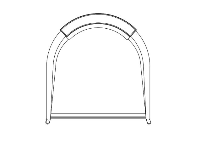 Free Chair top view CAD Block – DWG, DXF, PDF Format