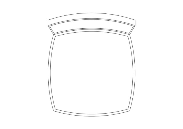 Free Chair top view CAD Block – DWG, DXF, PDF Format