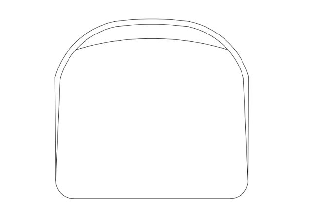 Free Chair top view CAD Block – DWG, DXF, PDF Format