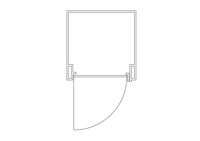Free Locker top view CAD Block – DWG, DXF, PDF Format