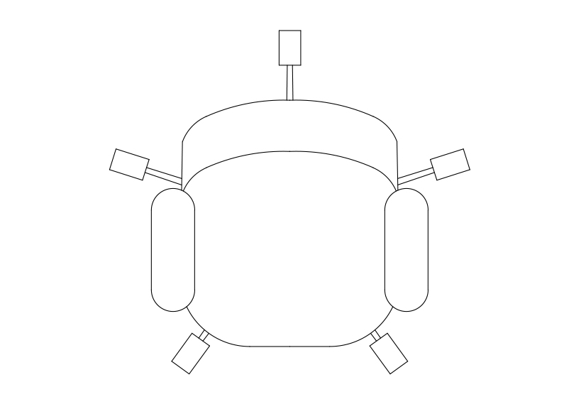 Free Office Chair top view CAD Block – DWG, DXF, PDF Format