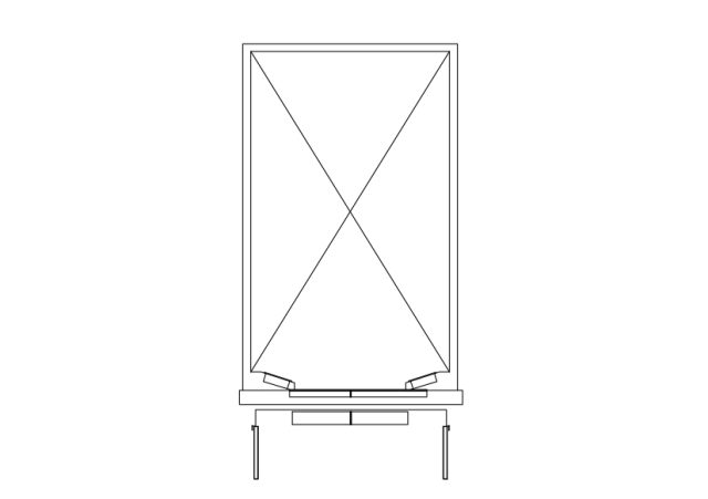 Free Dumbwaiter Top View CAD Block – DWG, DXF, PDF Format
