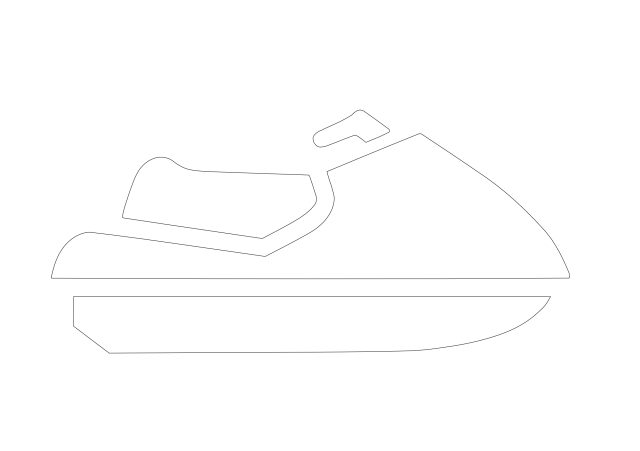 Free Jet Ski Symbol CAD Block Icon – DWG, DXF, PDF Format