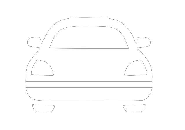Free Car Symbol CAD Block Icon – DWG, DXF, PDF Format