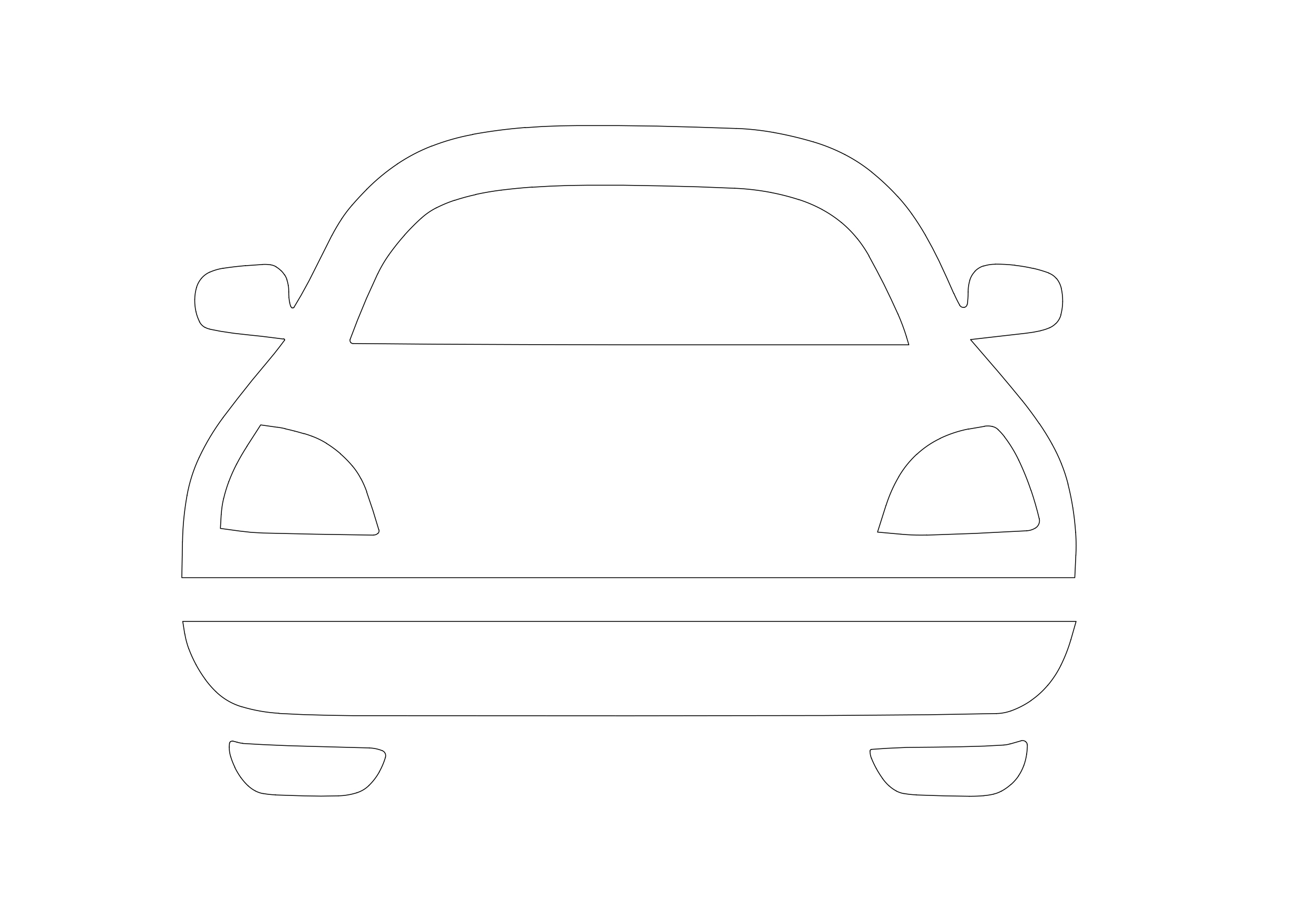 Free Car Symbol CAD Block Icon – DWG, DXF, PDF Format