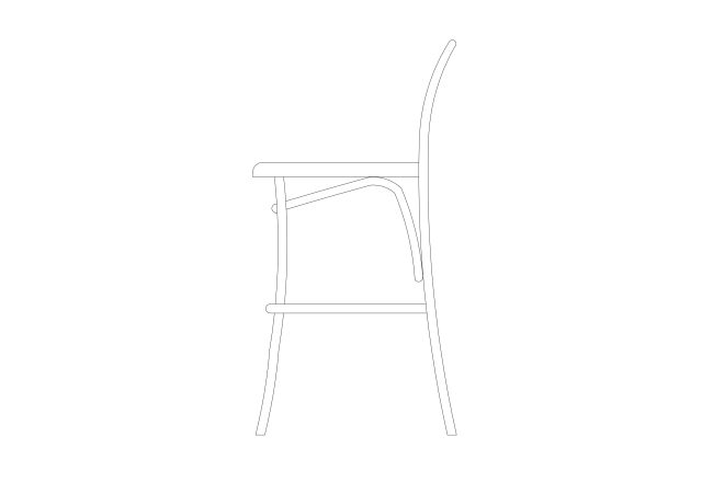 Free Stool elevation CAD Block – DWG, DXF, PDF Format