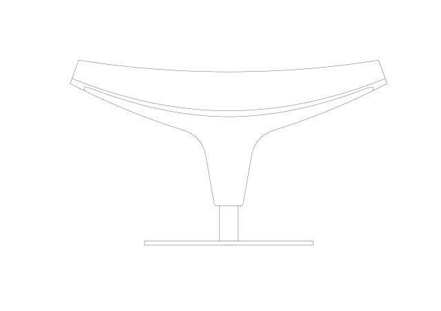 Free Chair Elevation CAD Block – DWG, DXF, PDF Format