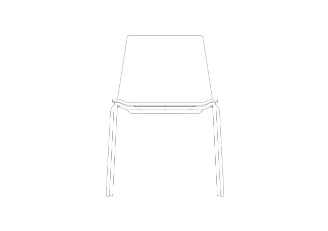 Free Chair Elevation CAD Block – DWG, DXF, PDF Format