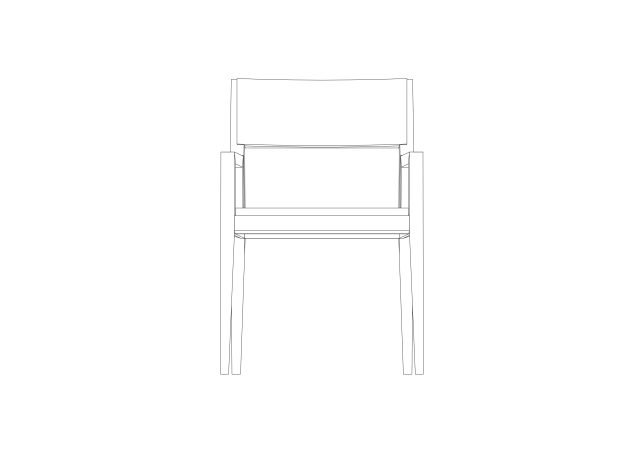 Free Chair Elevation CAD Block – DWG, DXF, PDF Format