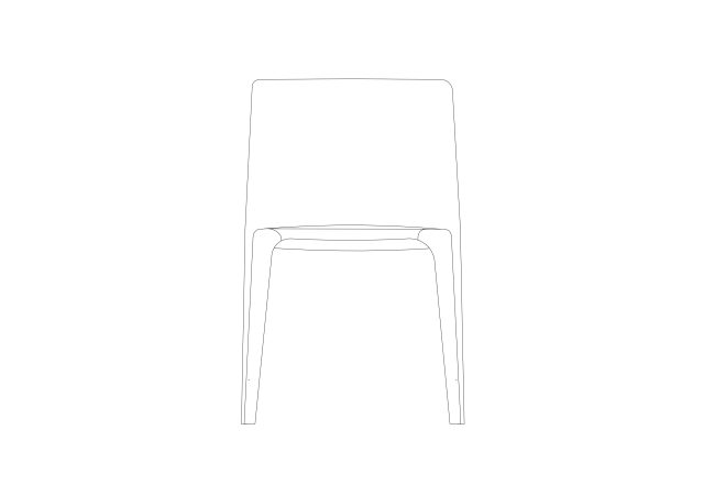 Free Chair Elevation CAD Block – DWG, DXF, PDF Format