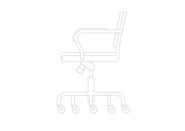 Free Chair Elevation CAD Block – DWG, DXF, PDF Format