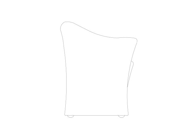 Free Chair Elevation CAD Block – DWG, DXF, PDF Format