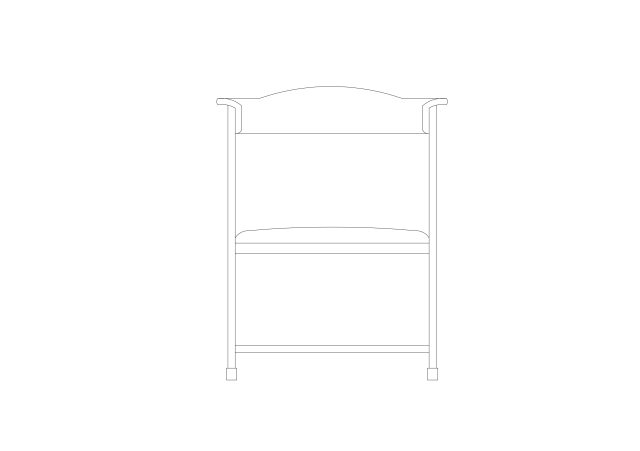 Free Chair Elevation CAD Block – DWG, DXF, PDF Format