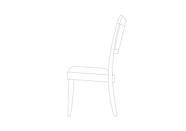 Free Chair Elevation CAD Block – DWG, DXF, PDF Format