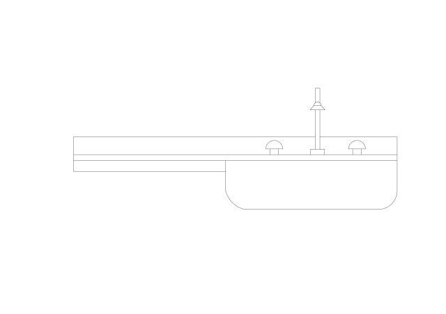 Free Kitchen Sink Elevation CAD Block – DWG, DXF, PDF Format