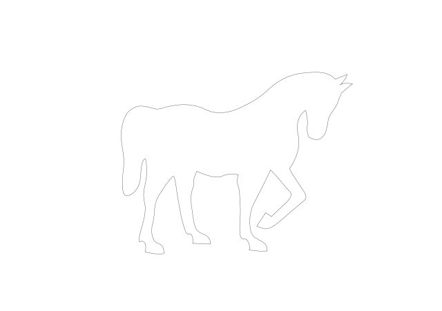 Free Horse CAD Block – DWG, DXF, PDF Format