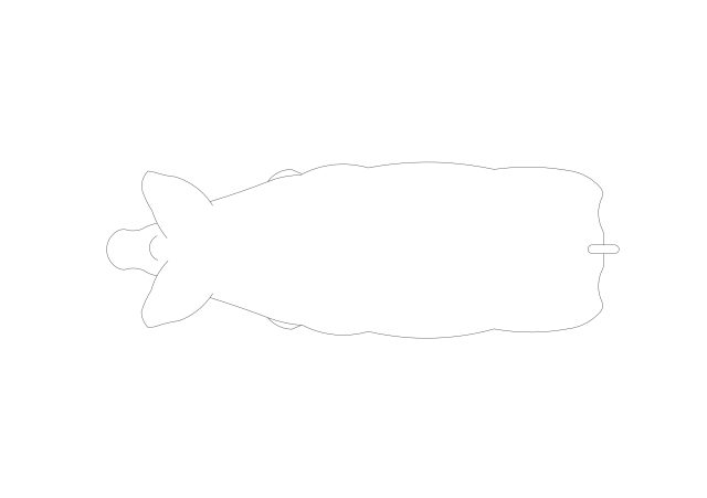 Free Pig CAD Block – DWG, DXF, PDF Format