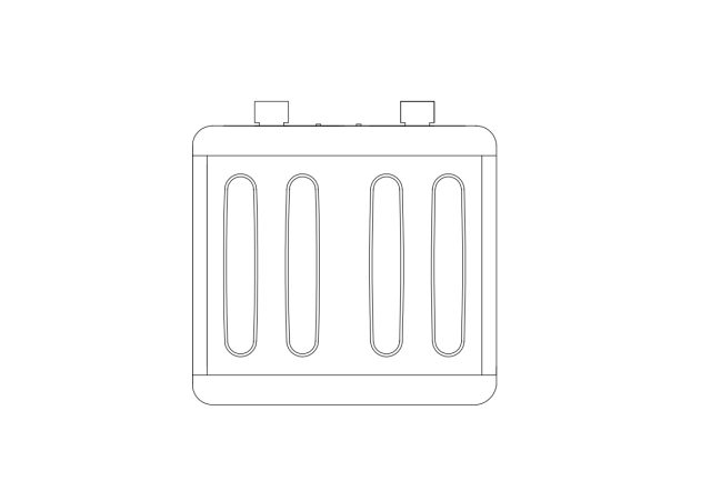 Free Toaster Top View CAD Block – DWG Format