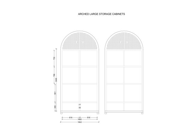 Arched Storage Furniture