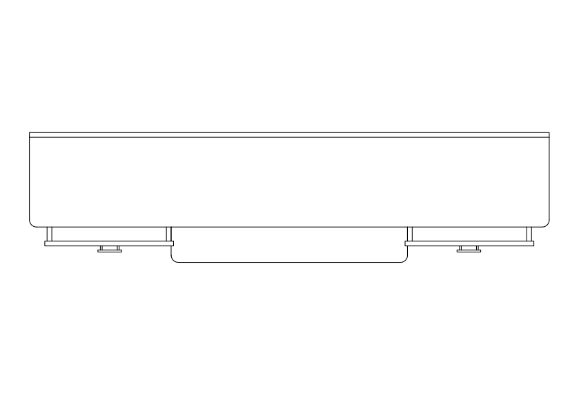 Free Chest of drawers top view CAD Block – DWG, DXF, PDF Format