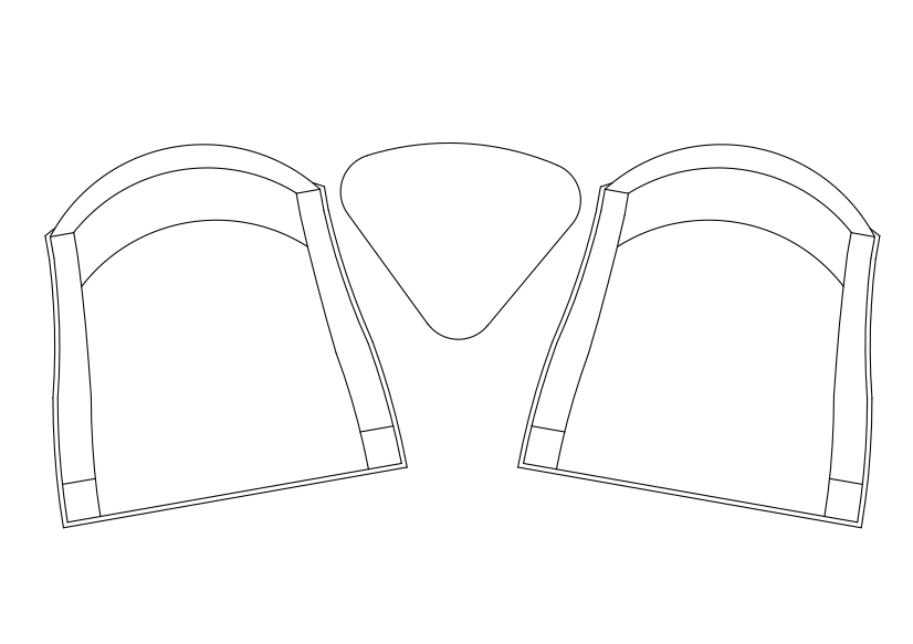 Free Armchairs & table set-up top view CAD Block – DWG, DXF, PDF Format