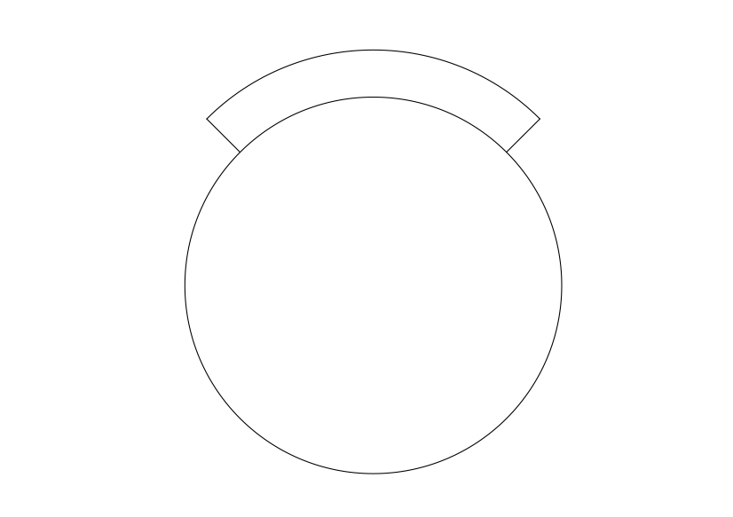 Free Stool top view CAD Block – DWG, DXF, PDF Format