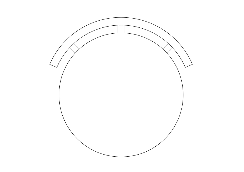 Free Stool top view CAD Block – DWG, DXF, PDF Format