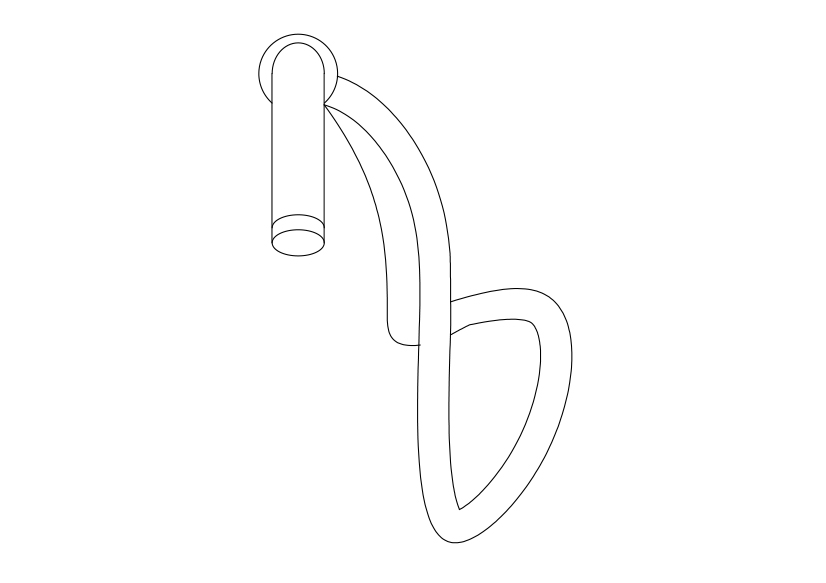 Free Ablution Spray top view CAD Block – DWG, DXF, PDF Format