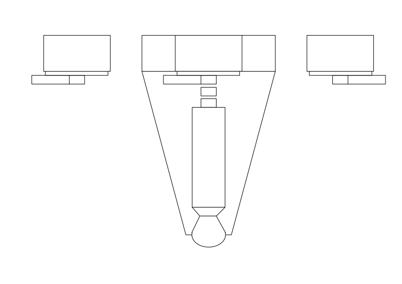 Free Shower Mixer Top View CAD Block – DWG, DXF, PDF Format