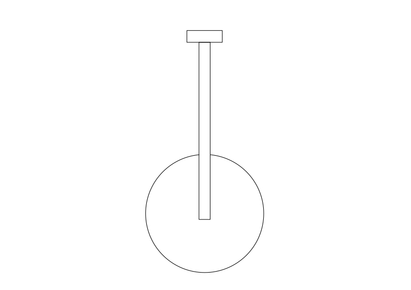 Free Shower Mixer Top View CAD Block – DWG, DXF, PDF Format