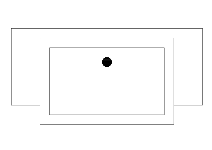 Free Sink Top View CAD Block – DWG, DXF, PDF Format