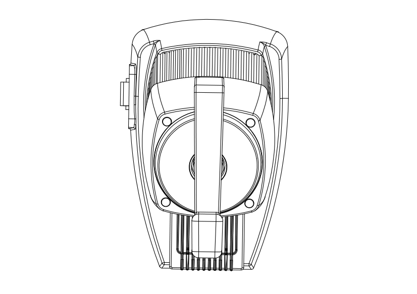 Free Coffee Grinder Top View CAD Block – DWG, DXF, PDF Format