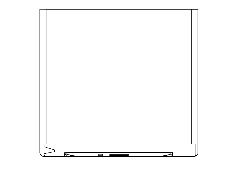 Free Dish Washer Top View CAD Block – DWG, DXF, PDF Format