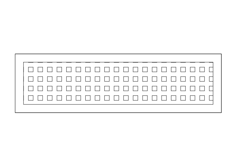 Free Drain Grill Top View CAD Block – DWG, DXF, PDF Format