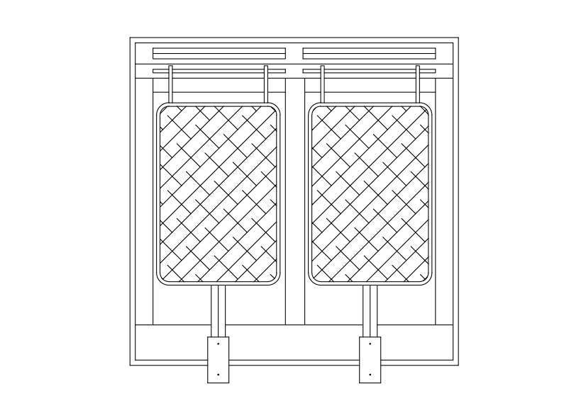 Free Fryer Top View CAD Block – DWG, DXF, PDF Format
