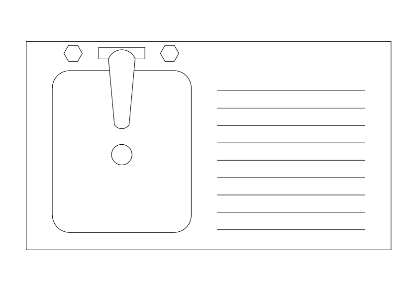 Free Single Kitchen Sink Top View CAD Block – DWG, DXF, PDF Format