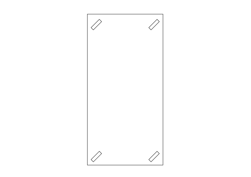 Free Trolley Top View CAD Block – DWG, DXF, PDF Format
