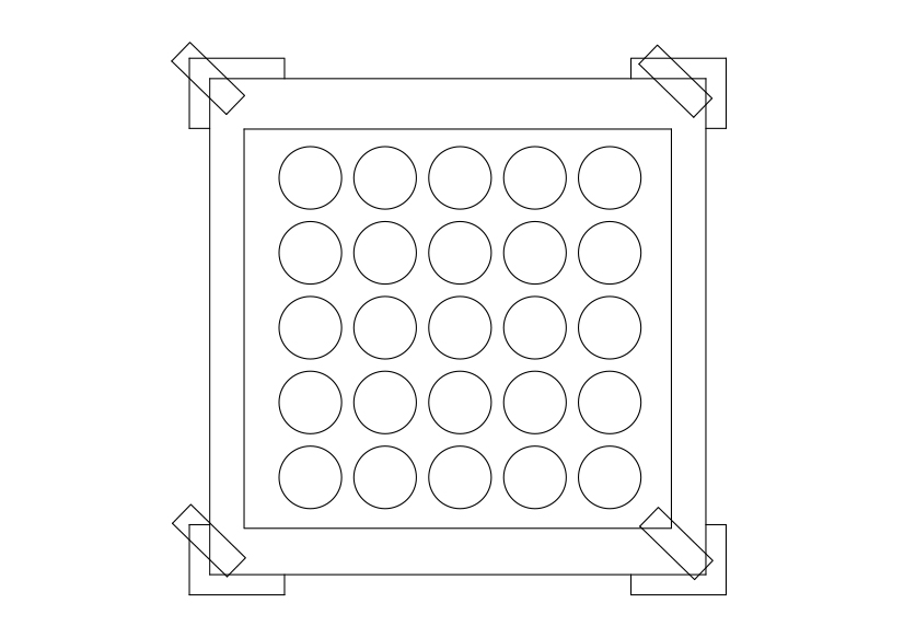 Free Trolley Top View CAD Block – DWG, DXF, PDF Format