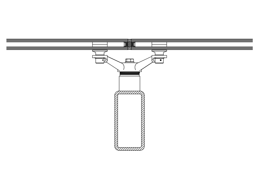 Free Glass Façade Top View CAD Block – DWG, DXF, PDF Format