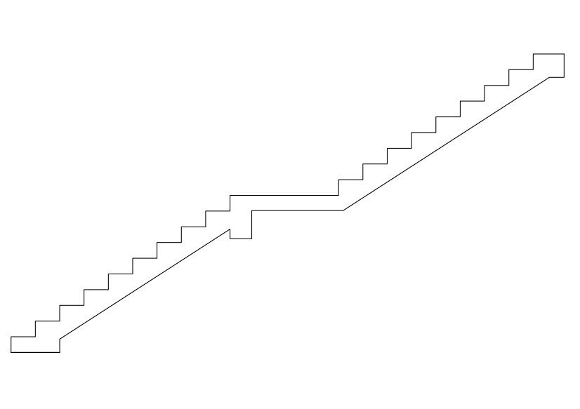 Free Staircase Elevation CAD Block – DWG, DXF, PDF Format