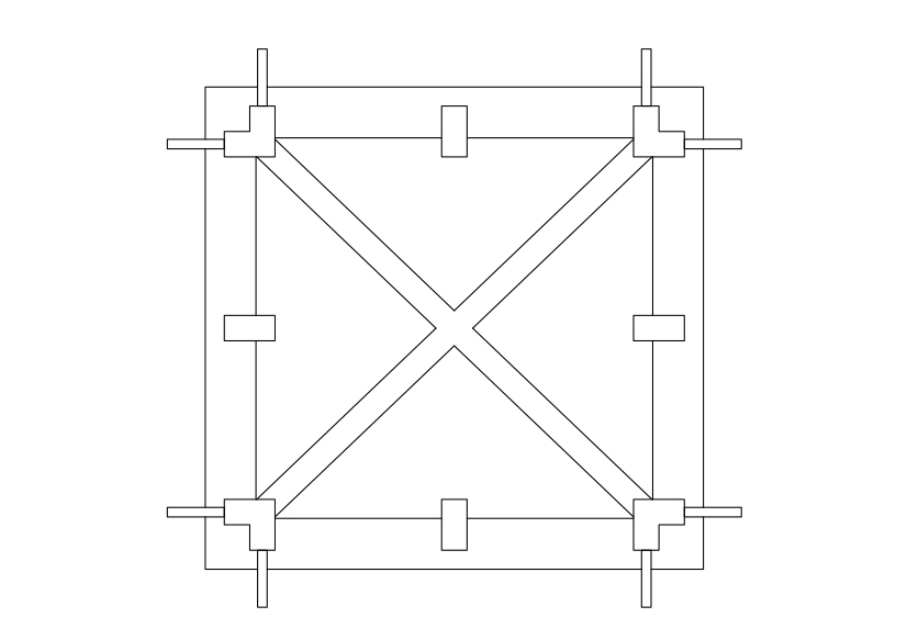 Free Wind Tower Top View CAD Block – DWG, DXF, PDF Format